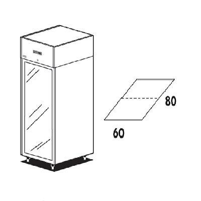 Chocolate Refrigerated Cabinet- 40 trays (60x40cm)